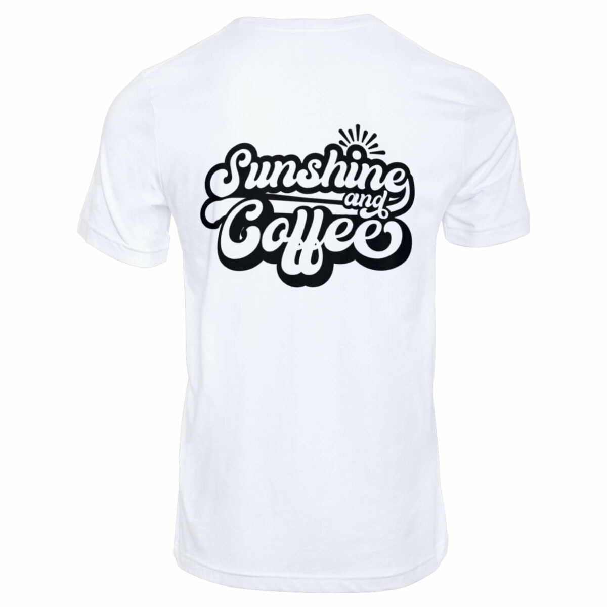 Sunshine & Coffee - TShirt - White