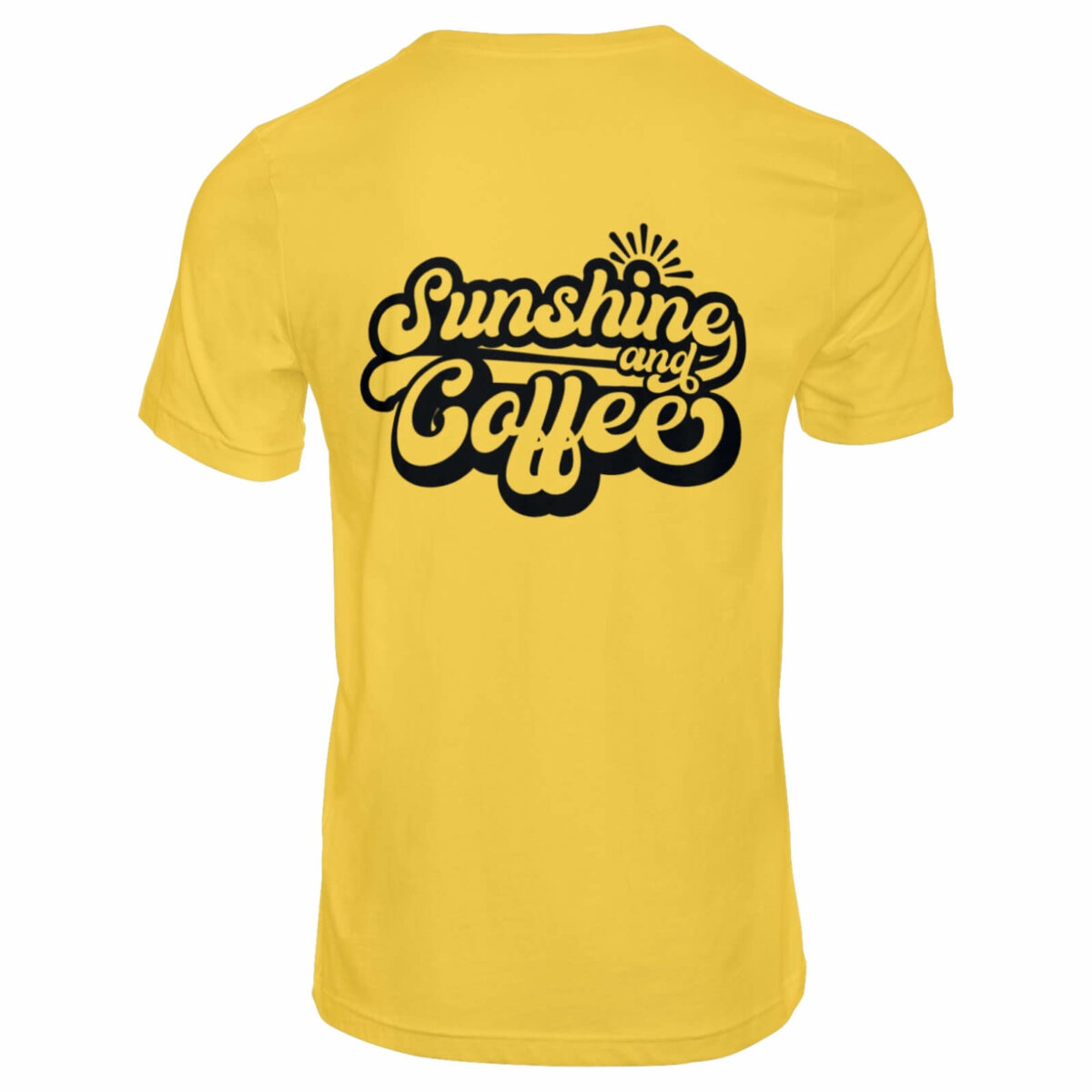 Sunshine & Coffee - TShirt - Yellow