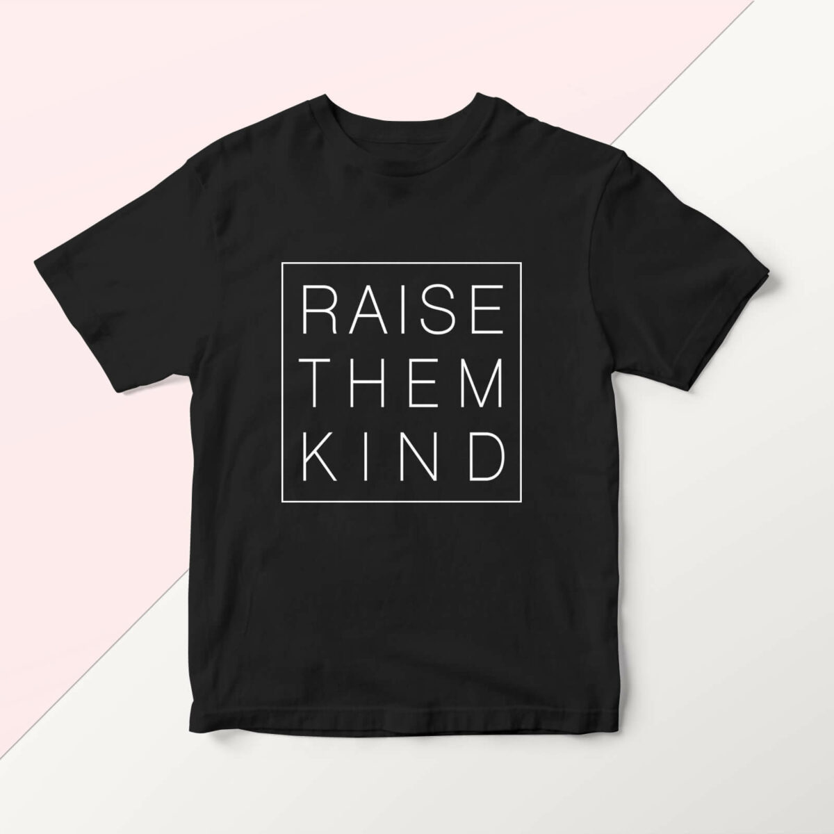 Raise Them Kind shirt in black available at Wonderful Designs by Morgan