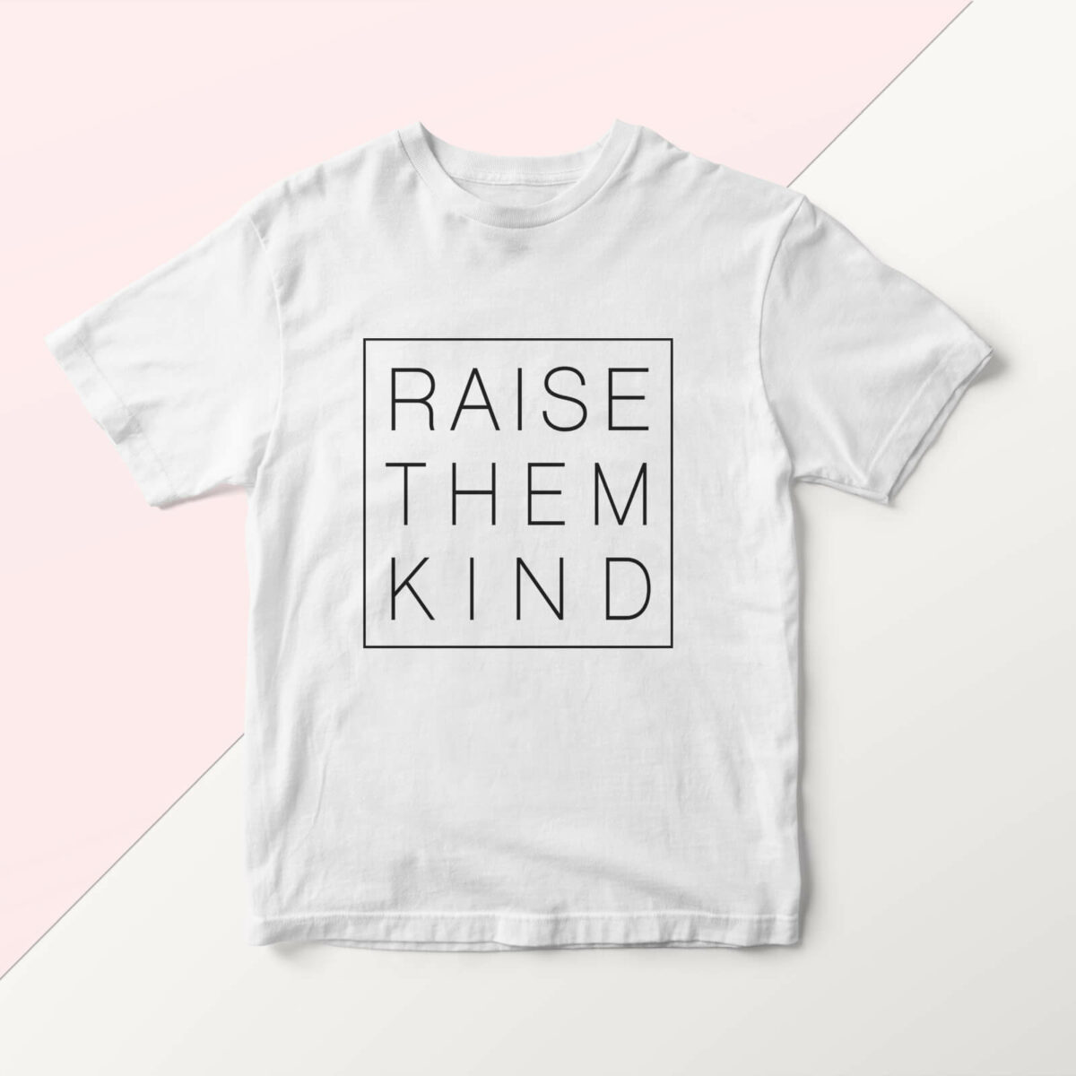 Raise Them Kind shirt in white available at Wonderful Designs by Morgan