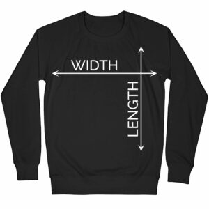 Crewneck Sweater Size Guide by Wonderful Designs by Morgan